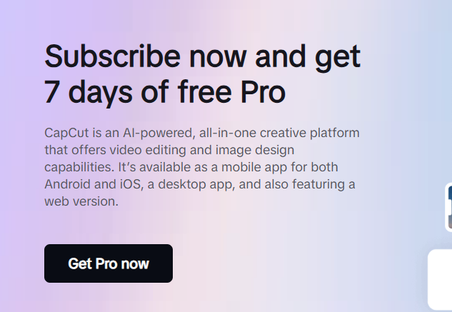 CapCut Pro Subscription