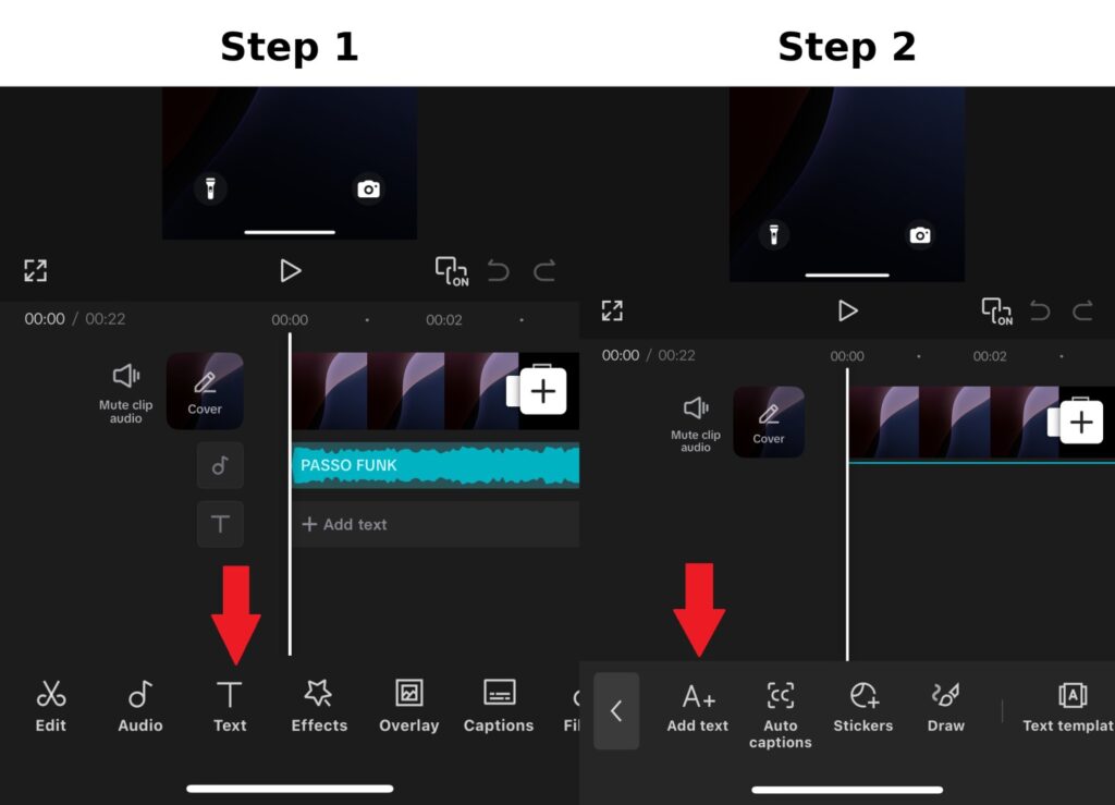 Adding Captions on CapCut Mobile