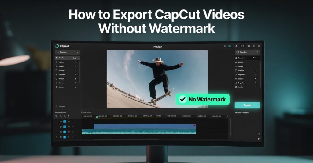 Export CapCut Videos Without Watermark