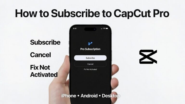How To Subscribe CapCut