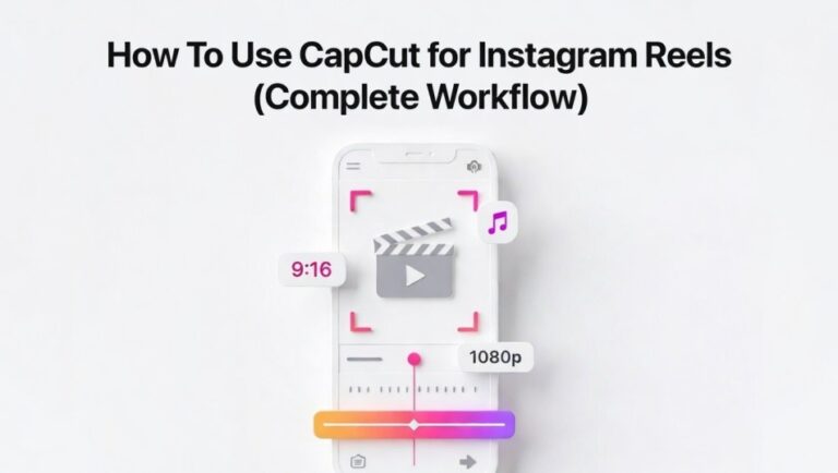 How To Use CapCut for Instagram Reels (Complete Workflow)