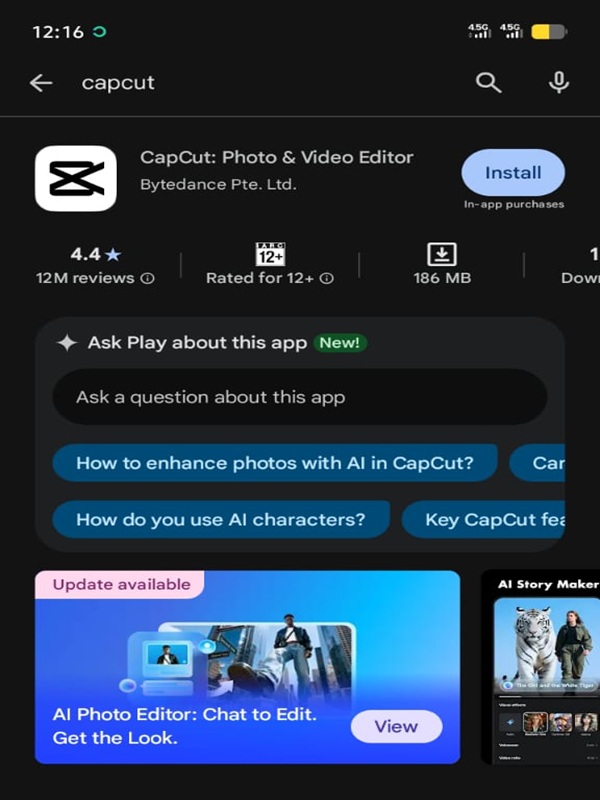 How to download CapCut on Android