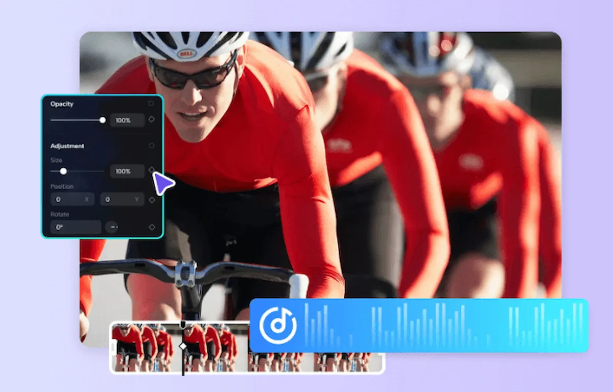 Use keyframes to animate photos in CapCut
