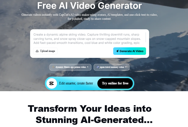 New CapCut AI Features