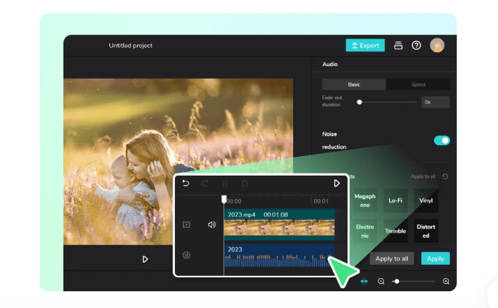 Remove Background Noise in CapCut