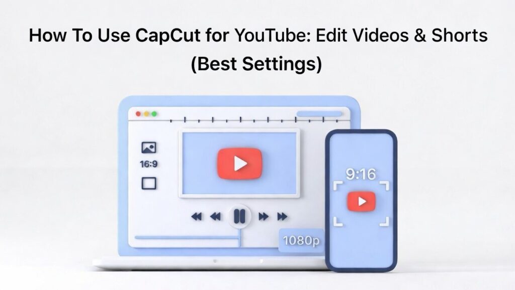 How to Use CapCut for YouTube (16:9 + Shorts Workflow)