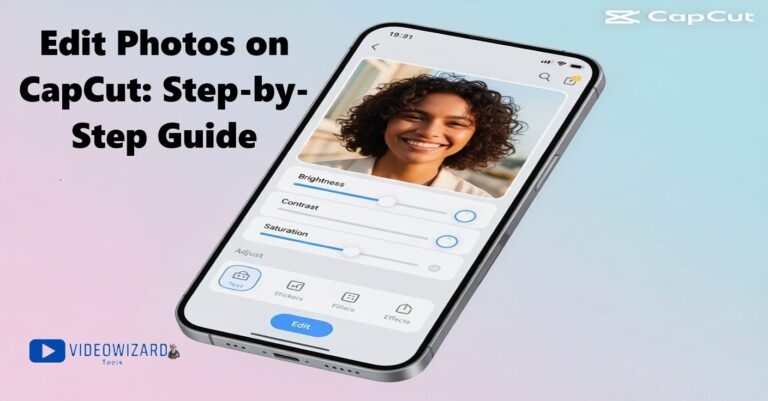 Edit photos on CapCut using crop, filters, and adjust tools