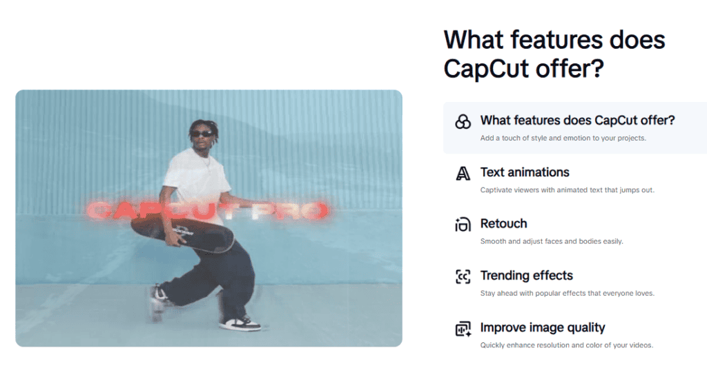 what does capcut pro give you