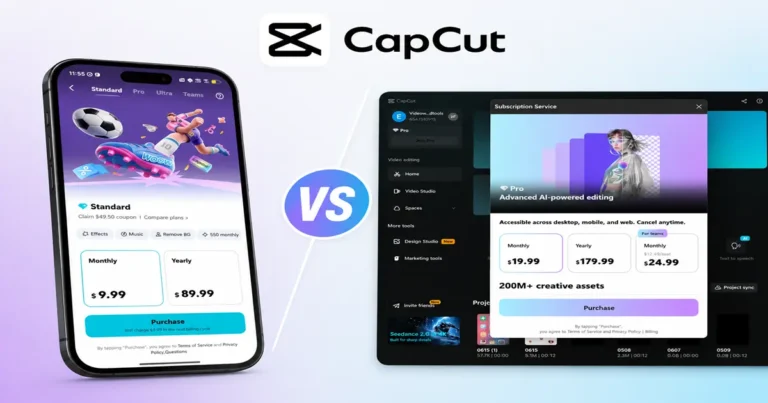 CapCut Mobile vs Desktop Plans