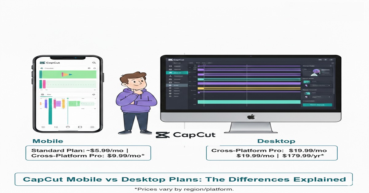 CapCut Mobile vs Desktop Plans