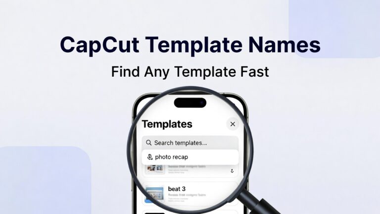 Best CapCut Templates Name