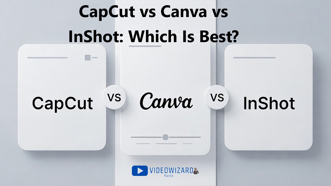 CapCut vs Canva vs InShot