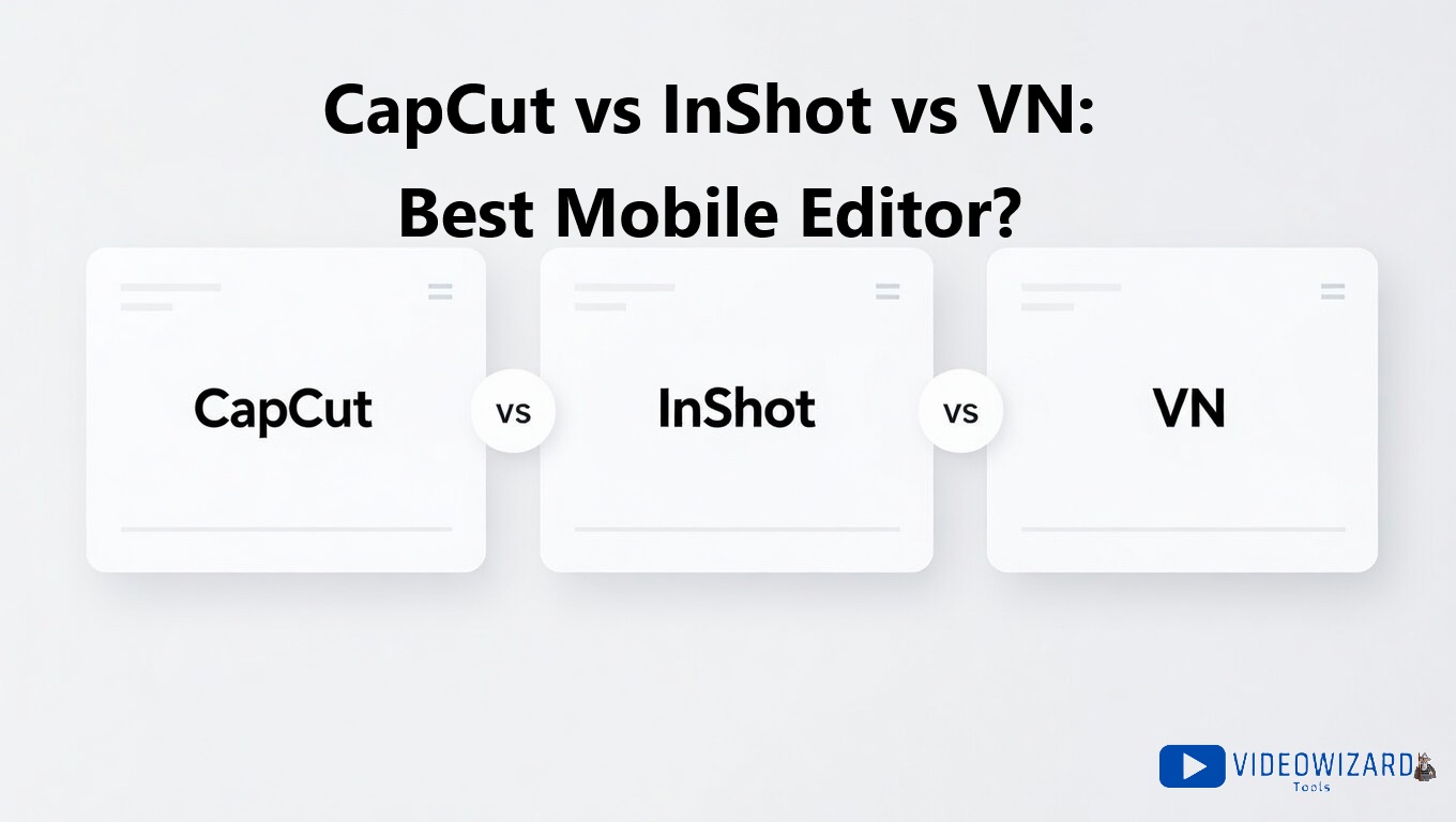 CapCut vs InShot vs VN