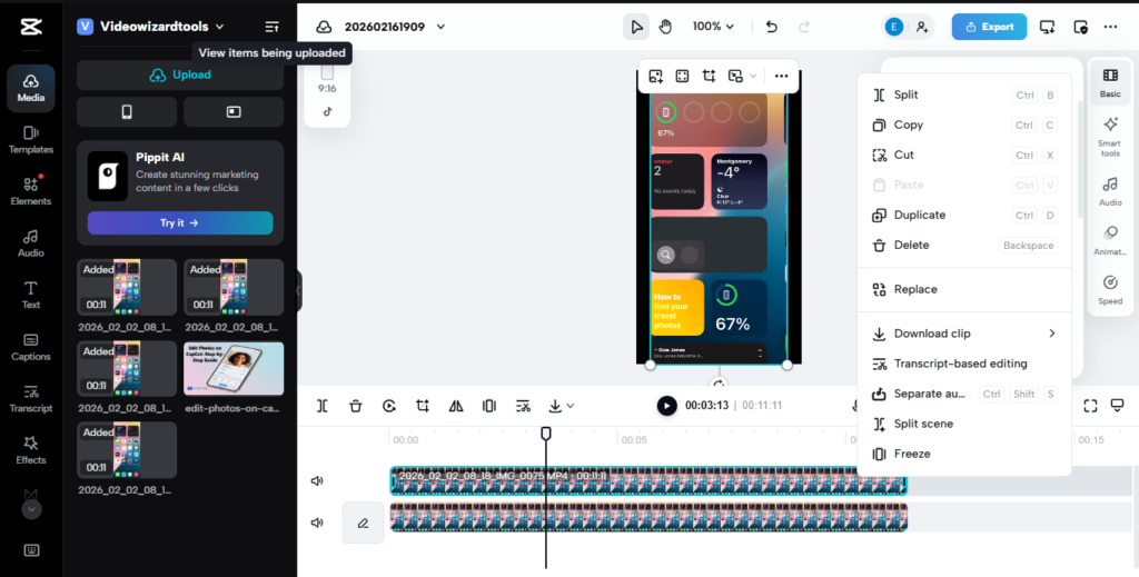 How to Add Transitions in CapCut (Step-by-Step)