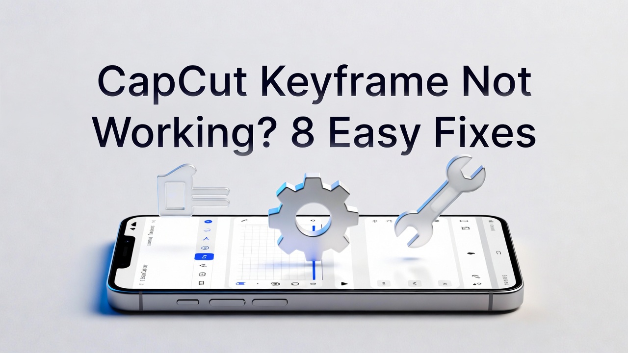 CapCut Keyframe Not Working Fixes