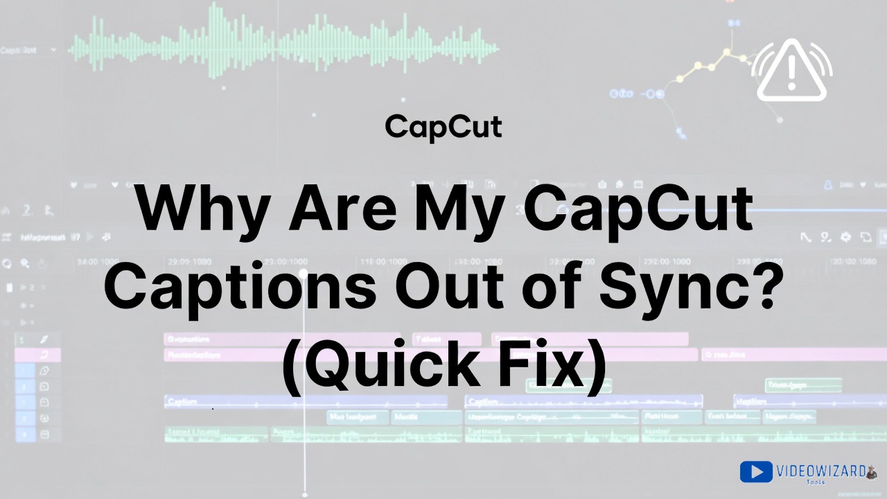 Why Are My CapCut Captions Out of Sync (Quick Fix)