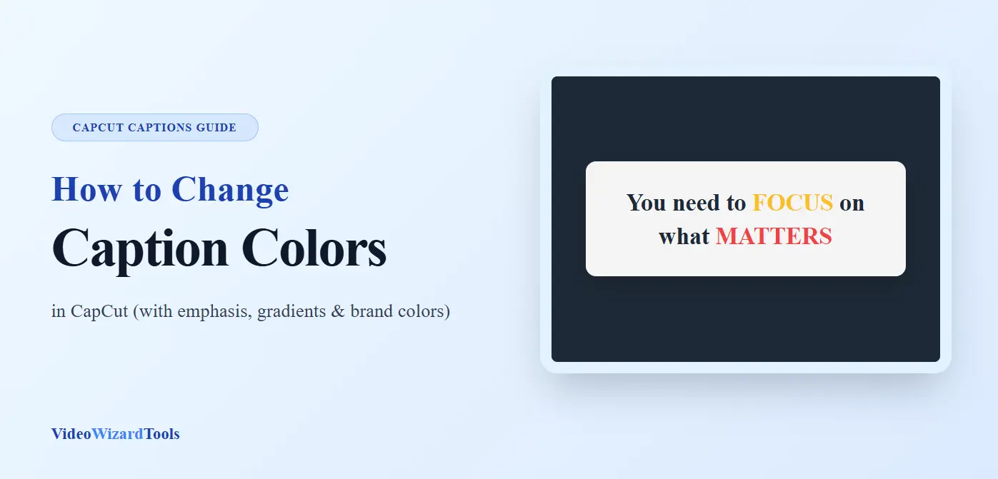 How to Change Caption Colors Featured Image