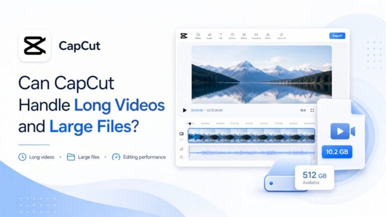 Can CapCut Handle Long Videos and Large Files