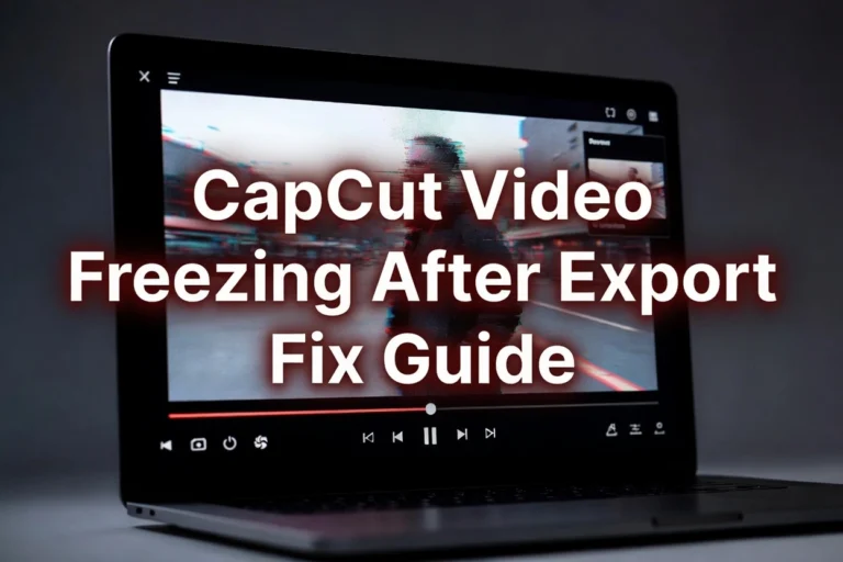 CapCut Video Freezing After Export Guide