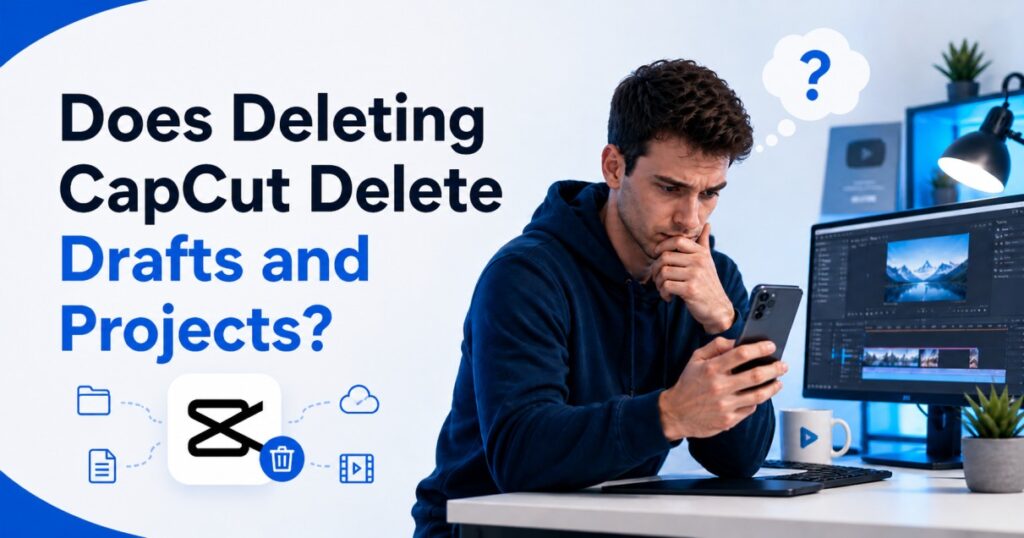 Does Deleting CapCut Delete Drafts and Projects