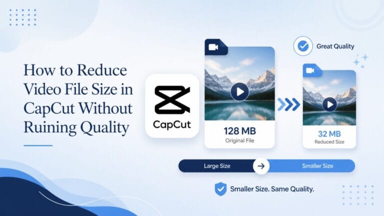How to Reduce Video File Size in CapCut Without Ruining Quality