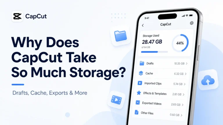 Why Does CapCut Take So Much Storage