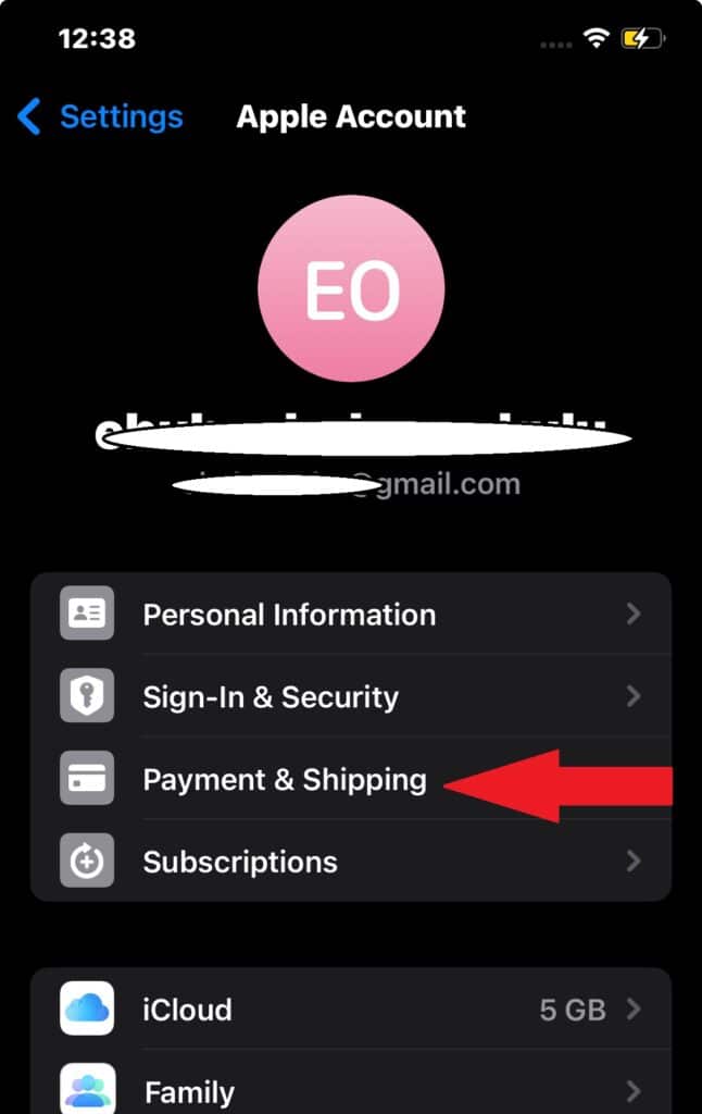 payment and shipping subscription