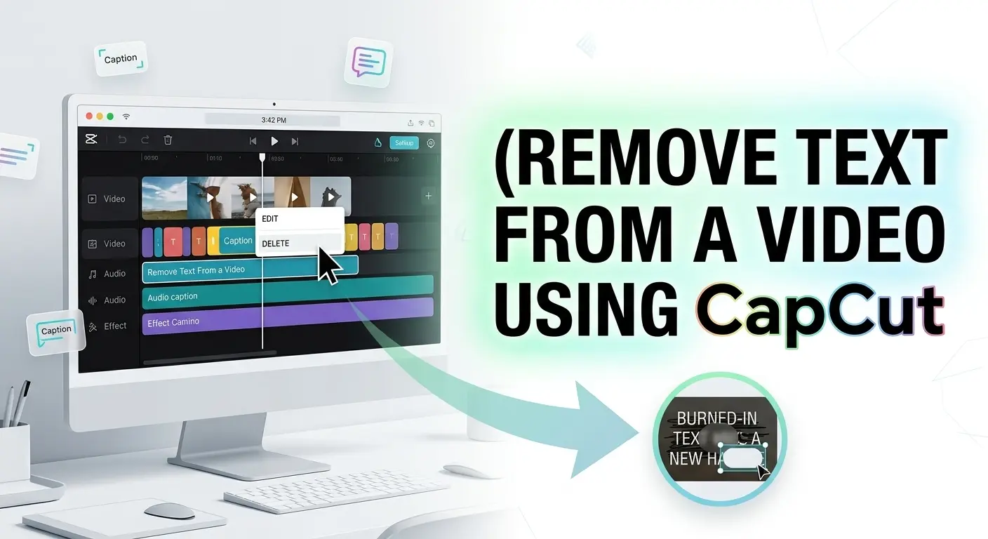 Can CapCut Remove Text From a Video Featured Image
